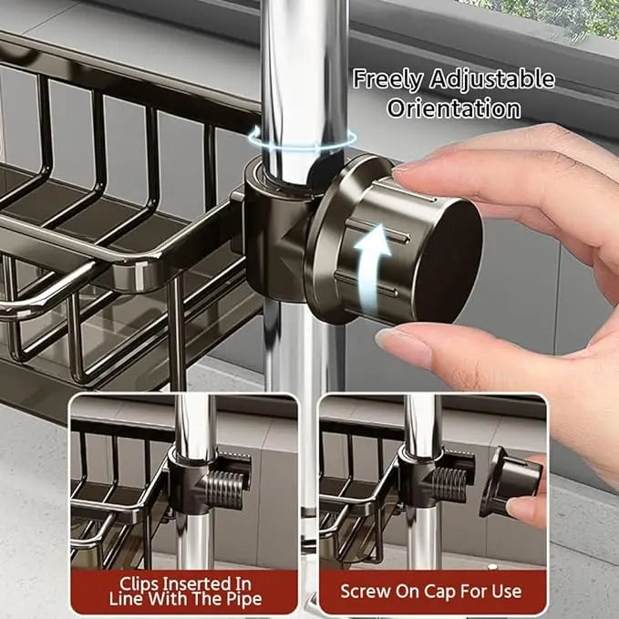 Kitchen Sink Faucet Organizer